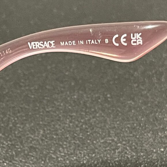 NWT Versace Pink Transparent Sunglasses (JB1330) - Picture 6 of 6